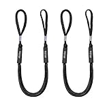WKYBF 2 Pack Bungee Dock Line Mooring Rope for Boat Lines