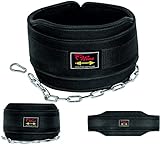 Weight Lifting Dipping Belt with Chain, Fitness exercise belt