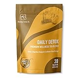 Organic Liver Detox Tea - Caffeine Free Skinny Tea - Herbal Slimming and Digestive Tea with Dandelion Root and Lemongrass - Daily Detox tea by Steep Into It (2.1 Ounce)