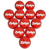 ZELUS Training Balls for Softball and Baseball Practice | 2.8-Inch 1 lb Weight Ball | Baseball Accessory for Strength Hitting Batting Pitching Improvement (Set of 12)