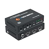 HDMI 2.1 ARC Audio Extractor 4K 120Hz 8K 60Hz, HDMI to HDMI + Optical SPDIF + 3.5mm Audio, Compatible with HDR, HDCP 2.3 by J-Tech Digital [JTECH-AE8K]