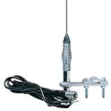 RoadPro (RP-557) 28' AM/FM Mirror Mount Stainless Steel Antenna Kit with 2' Shock Spring