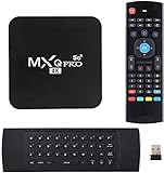 MXQ PRO 5G with Wireless Mini Keyboard Android 12.1 TV Box Ram 2GB ROM 16GB H.265 HD 3D Dual WiFi 2.4G/5.8G Quad Core Android Smart Box Home Set Top Player