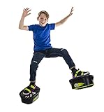 Moon Shoes Bouncy Shoes, Mini Trampolines For your Feet, One Size, Black, New and improved, Bounce your way to fun, Very durable, No tool assembly, Athletic development, max weight 130 lbs.