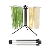 KITCHENDAO Collapsible Pasta Drying Rack, Compact for Easy Storage, Quick Set up, Foldable Pasta Dryer Rack Spaghetti Noodle Hanger, Detachable for Easy Cleaning, Rotary Arms, Hold up to 5 lbs