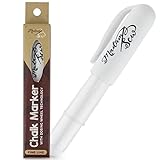 Madam Sew Chalk Fabric Marker for Sewing, Quilting & Crafting | White |Tailors Liner Pen Creates Consistent Erasable Lines with Dosing Wheel Technology | Works on Cotton, Knit, Suede, and All Fabrics