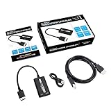 HDMI Adapter for PS1 / PS2, 1080P Upscaler HDMI Converter with RGB/YPbPr Switch and 4:3/16:9 Aspect Ratio Switch for Playstation 1/2 Game Console