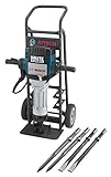 BOSCH BH2770VCD 120-Volt 1-1/8 Hex Breaker Hammer Brute Turbo Deluxe Kit with Deluxe Cart , Blue