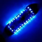 LED Skateboard Light, Remote Control Skateboard Light, Longboard Light, Shortboard Light,16 Color Change by Yourself, Waterproof, Shockproof, Super Bright to Display at Night. Good Gift for Kids