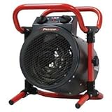 ProTemp ‎PT-515-120 1500 Watt Turbo Electric Space Heater with Thermostat | Great Electric Garage Heater | Portable Jobsite Heater | Rugged Workshop Heater