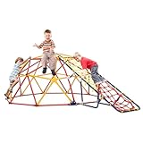Lifetime Geometric Dome Climber for Kids 3-8 Outdoor with Cargo Net, 7FT Climbing Dome for Kids 8-12, Outdoor Large Metal Jungle Gym for Toddler