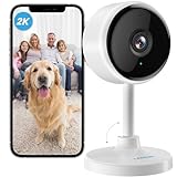 litokam Indoor Camera, Cameras for Home Security with Night Vision, Pet Camera with Phone App, 2K Indoor Security Camera, Motion Detection, 2-Way Audio, WiFi Camera Home Camera Compatible with Alexa