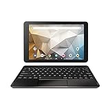 RCA Tablet Quad-Core 2GB RAM 32GB Storage IPS HD Touchscreen WiFi Bluetooth with Detachable Keyboard Android 9 (Black)