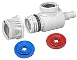 ATIE Pool Cleaner Universal Wall Fitting UWF Connector Assembly 9-100-9001/Wall Fitting Complete EW22 Replacement for Zodiac Polaris 280 380 3900 Sport and Pentair Legend Letro Platinum Pool Cleaners