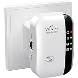 WiFi Extender Signal Booster Up to 2640sq.ft and 25 Devices, WiFi Range Extender, Wireless Internet Repeater, Long Range Amplifier with Ethernet Port, 1-Tap Setup, Access Point, Alexa Compatible
