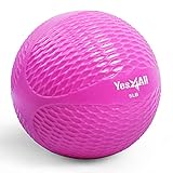 Yes4All Soft Weighted Toning Ball Knurl 5lb Pink