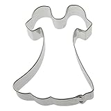 Dress Cookie Cutter 4 Inch - Made in the USA – Foose Store Cookie Cutters Tin Plated Steel Dress Cookie Mold