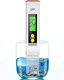PH Meter for Water, PH Tester 0.01High Accuracy Water Quality Tester with 0-14 PH Measurement Range, PH Meter for Household Drinking, Pool, Aquarium, Aquaculture, Lab, Beer Brewing & Wine