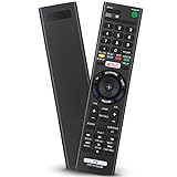 Gvirtue RMT-TX100U Universal Remote Control Replacement for Sony-TV-Remote All Sony LCD LED UHD HDTV Bravia Smart TVs with Netflix Button