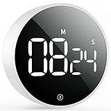 VOCOO Digital Kitchen Timer - Magnetic Countdown Countup Timer with Large LED Display Volume Adjustable, Easy for Cooking and for Seniors and Kids to Use