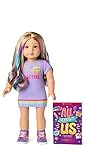 American Girl Truly Me 18-inch Doll #110 with Blue Eyes, Blonde Hair w/Highlights, Light Skin, T-shirt Dress, For Ages 6+