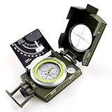 AOFAR Military Compass AF-4074 Camo for Hiking ,Lensatic Sighting Waterproof ,Durable ,Inclinometer for Camping ,Boy Scount,Geology Activities Boating