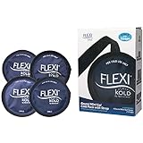 NatraCure FlexiKold 4” Gel Small Ice Packs with Straps & Reusable Cold Round Compress - Boo Boo Ice Packs for Kids Injuries, First Aid, Breastfeeding, Wisdom Teeth, Sinus Headache & Sore Eyes - 4 PK