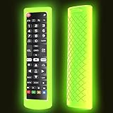 Case for LG TV Remotes, Remote Cover for LG Smart TV Remote Control AKB75095307 AKB75375604 AKB74915305 Original, Replacement Silicone Skin Sleeve Glow in The Dark Green