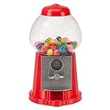 Kicko 8.5 Inch Gumball Machine - Classic Candy Dispenser - Perfect for Birthdays, Kiddie Parties, Christmas, Novelties, Kitchen Buffet, Party Favor and Supplies