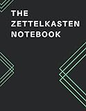 The Zettelkasten Notebook: 8.5 x 11' soft cover book, 200 pages - one Zettel Note per page with NARROW RULED, quick note-taking section. Record notes now and update your Zettelkasten system later.