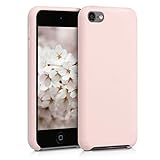 kwmobile TPU Silicone Case Compatible with Apple iPod Touch 6G / 7G (6th and 7th Generation) - Case Soft Flexible Protective Cover - Dusty Pink