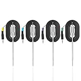 Replacement Probes 4 Packs Improved Stainless Steel Additional Probes Wire for Grill Thermometer by WEINAS