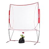 Furlihong 680NT 2 in 1 Tennis Ball & Baseball Training Machine and Net Combo, Ball Recycling System, Includes 680BH and NT01