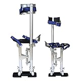 TINVHY 18-30In Adjustable Drywall Stilts for Sheetrock Painting or Cleaning Silver