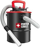 Porter-Cable 4 Gallon Ash Vac, 4 Peak HP Ash Vacuum with Powerful Suction for Fireplaces, Wood Burning Stoves, Bonfire Pits and Pellet Stoves