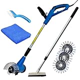Grout Groovy! Electric Stand-up Professional Grout Cleaning Machine Bundle | Adjustable Handle & Heavy Duty 1600 RPM Motor | Includes Machine, 3 Heavy Duty Replacement Brushes, & Microfiber Cloth