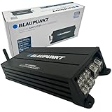 BLAUPUNKT 1804BT PRO Car Audio 4/3/2-Channel Full Range 2 Ohm Stable Amp Amplifier 1600 Watts Max | Slim and Compact with Bluetooth