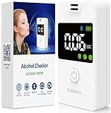 Breathalyzer-Upgrade Professional-Grade Accuracy Alcohol Tester with Bluetooth Connectivity Digital Blue LCD Display for Personal Home or Party Use
