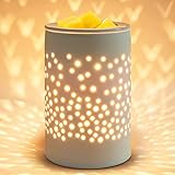 Bobolyn Ceramic Electric Wax Melt Warmer Candle Waxing Warmer Burner Melt Wax Cube Melter Fragrance Warmer- Ideal Gift for Wedding, Spa and Aromatherapy