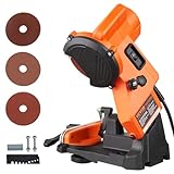 VEVOR Electric Chainsaw Sharpener, 140W Electric Saw Chain Blade Sharpener 5700RPM, Professional Bench Chain Saw Sharpening Tool with 3 Grinding Wheels Fit 0.25' to 0.404' Pitch Chains