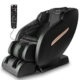Mynta Massage Chair 3D SL-Track: Full Body Recliner with Thai Stretch, Zero Gravity,Bluetooth Speaker,Foot Rollers and Waist Heating, Fully Assembled