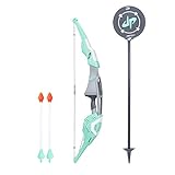 Dude Perfect Signature Bow Nerf Sports Biggest Nerf Bow with 2 Nerf Whistling Arrows For Kids, Teens, and Adults