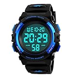 A ALPS Digital Watch with Rubber Band for Kids - Waterproof, Shockproof, Daily Use
