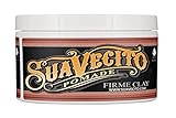 Suavecito Pomade Firme Clay 4 oz, 1 Pack - Strong Hold Hair Clay For Men - Low Shine Matte Hair Clay Pomade For Natural Texture Hairstyles
