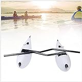 Kayak Outrigger 2Pcs Portable PVC Kayak Outrigger Stabilizer with Sidekick Arms Rod, Inflatable Boat Kayak Canoe Fishing Outrigger Stabilizer for Fishing Rafting Water Skiing Surfing (US Stock)