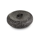 Dexas Microwavable Tortilla Warmer, 8.5'X 8.5'X 2.5', Medium, Granite Pattern