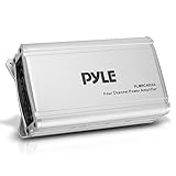 PyleUsa 4-Channel Weather-Resistant Audio Amplifier System - Class D Compact Designed Suit for Car, ATV, UTV, 4X4, Jeep, Motorcycle and Marine, and Any Other Weather Resistant Application