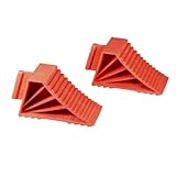 Ernst Manufacturing High-Grip Wheel Chocks, Set of 2, Red