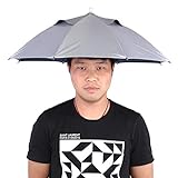 Vbestlife Umbrella Hat, 25.59' Handfree Headwear UV Protection Waterproof Umbrella Cap for Fishing Golf Beach Outdoor Activities