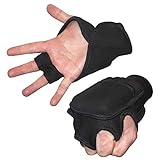 FIT1ST Fitness First Weighted Hand Gloves Black, Large